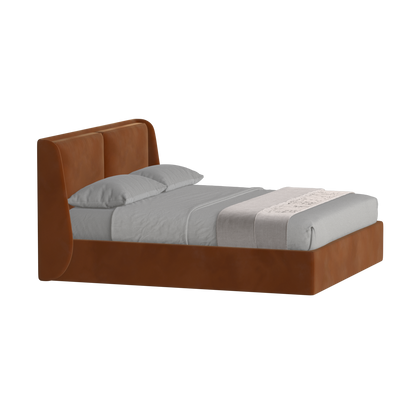 Bett mit weichem Kopfteil Ruby