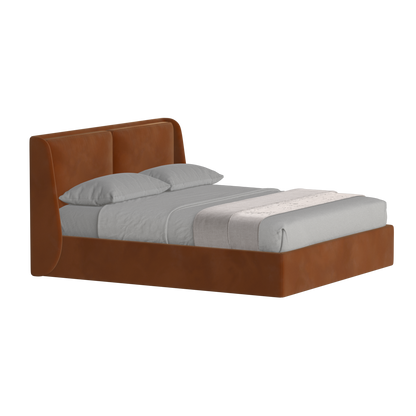 Bett mit weichem Kopfteil Ruby