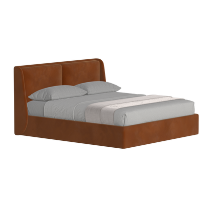 Bett mit weichem Kopfteil Ruby