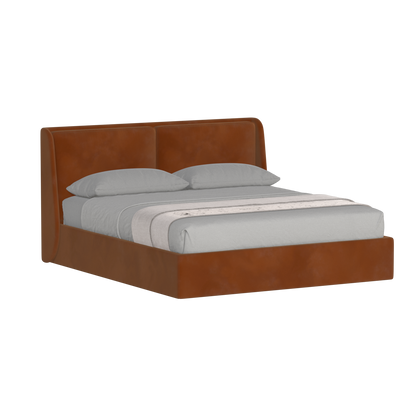 Bett mit weichem Kopfteil Ruby