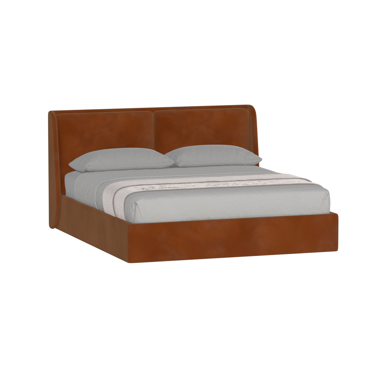 Bett mit weichem Kopfteil Ruby