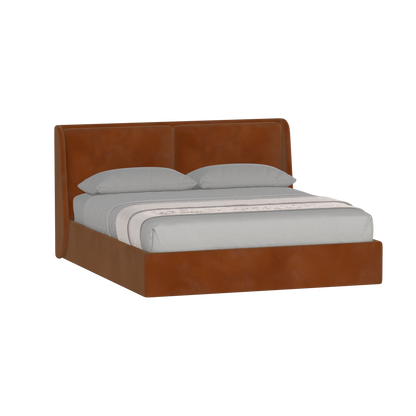 Bett mit weichem Kopfteil Ruby