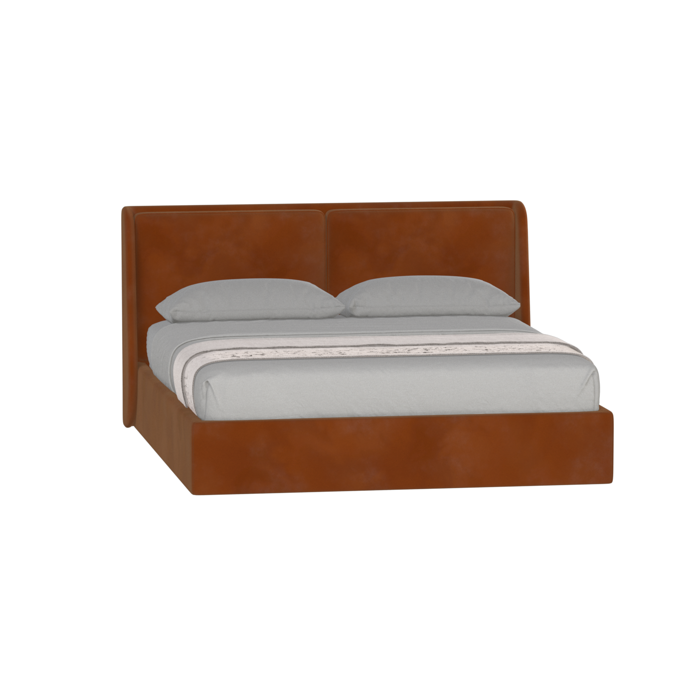 Bett mit weichem Kopfteil Ruby