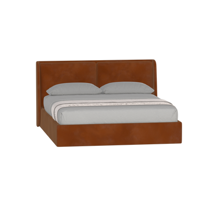 Bett mit weichem Kopfteil Ruby