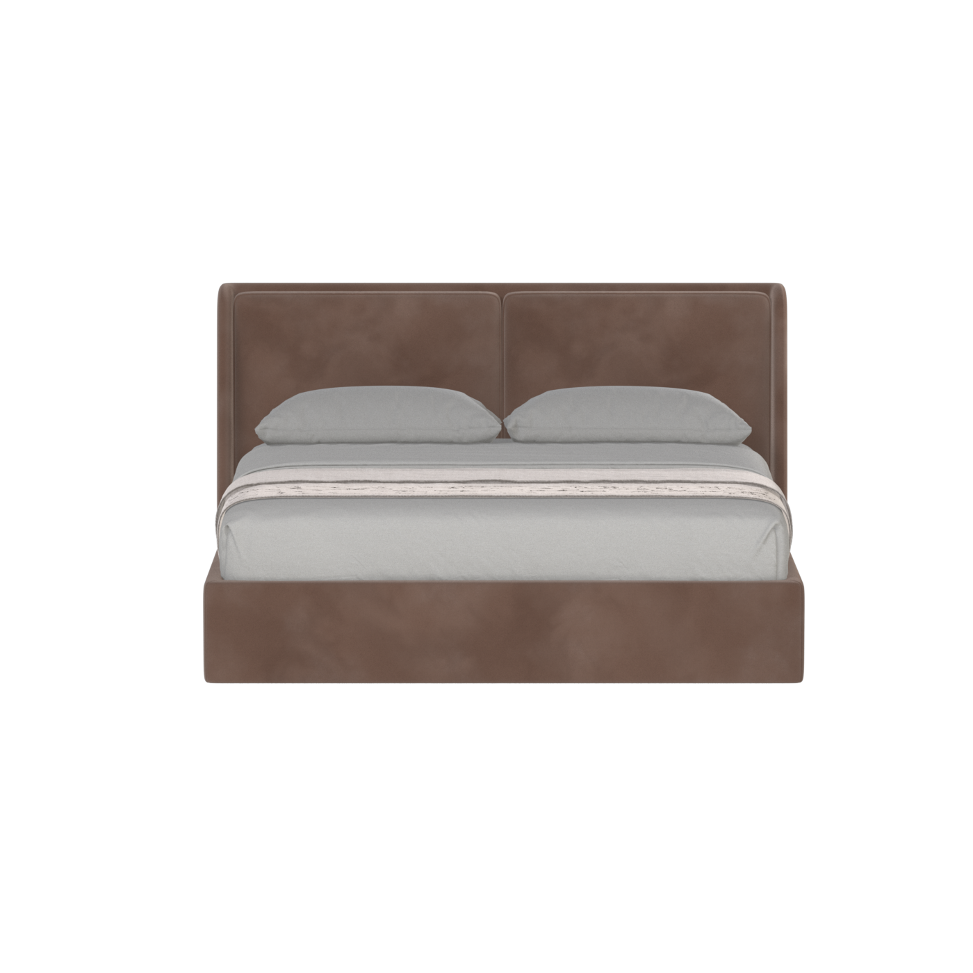 Bett mit weichem Kopfteil Ruby