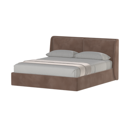 Bett mit weichem Kopfteil Ruby