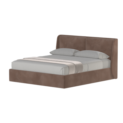 Bett mit weichem Kopfteil Ruby