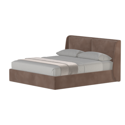 Bett mit weichem Kopfteil Ruby