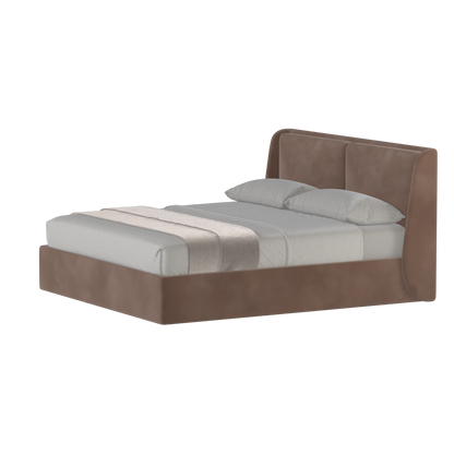 Bett mit weichem Kopfteil Ruby