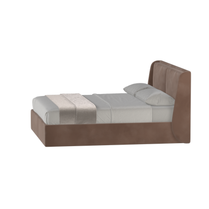 Bett mit weichem Kopfteil Ruby