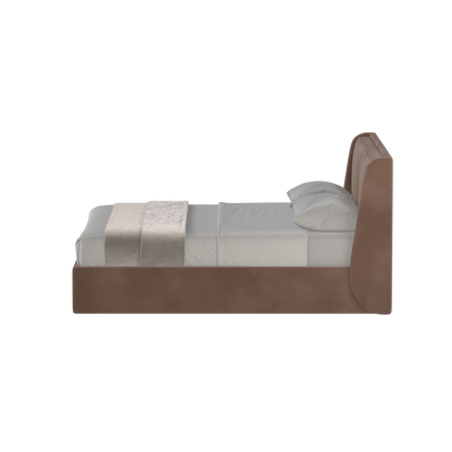 Bett mit weichem Kopfteil Ruby