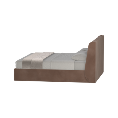 Bett mit weichem Kopfteil Ruby