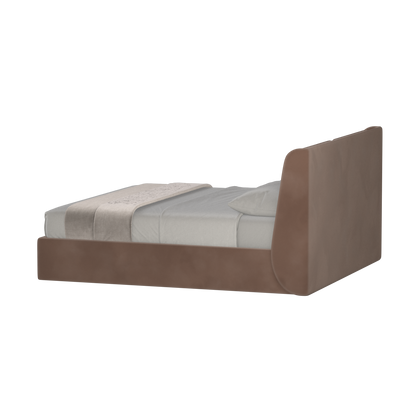 Bett mit weichem Kopfteil Ruby