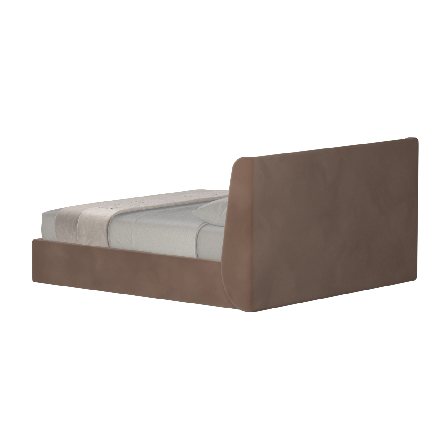 Bett mit weichem Kopfteil Ruby