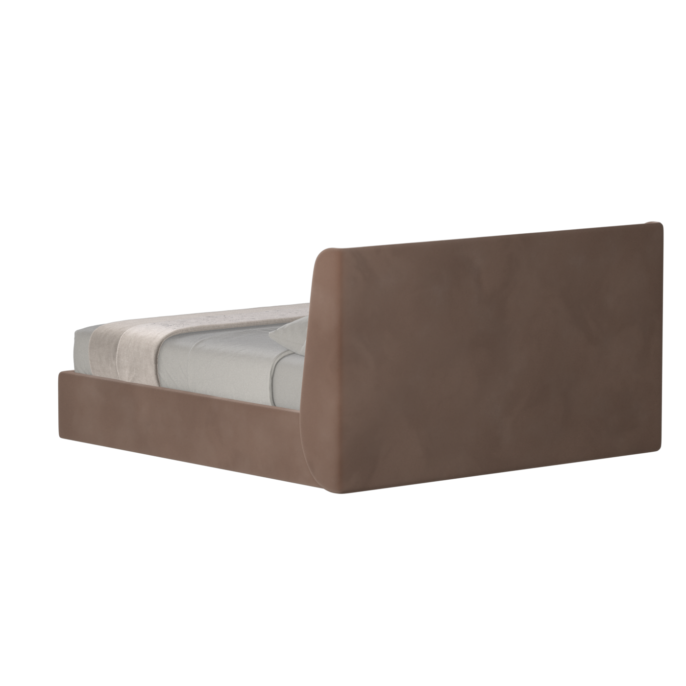 Bett mit weichem Kopfteil Ruby