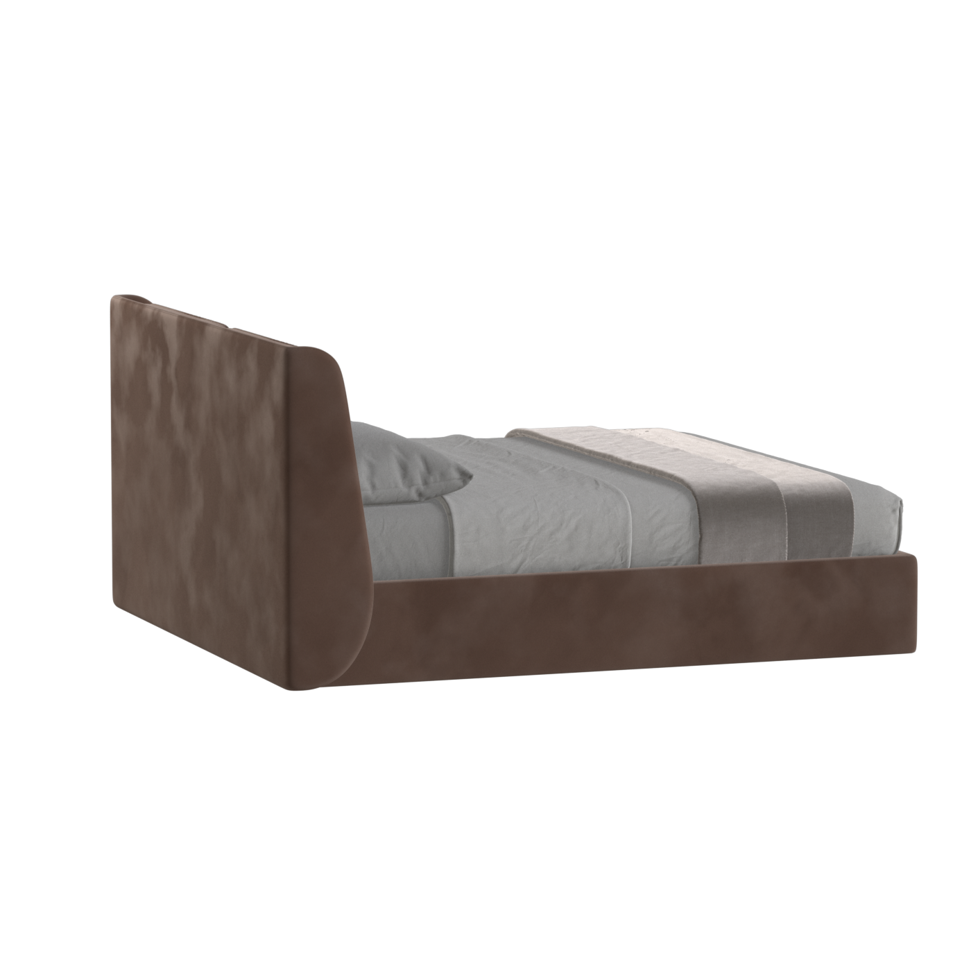 Bett mit weichem Kopfteil Ruby