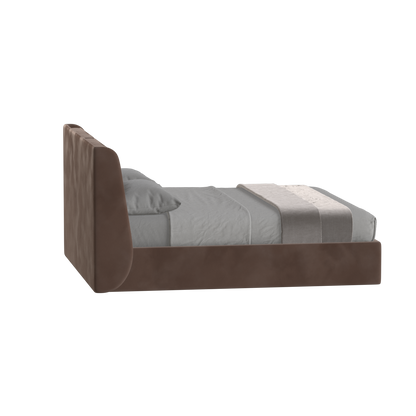 Bett mit weichem Kopfteil Ruby