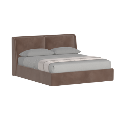 Bett mit weichem Kopfteil Ruby