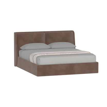 Bett mit weichem Kopfteil Ruby
