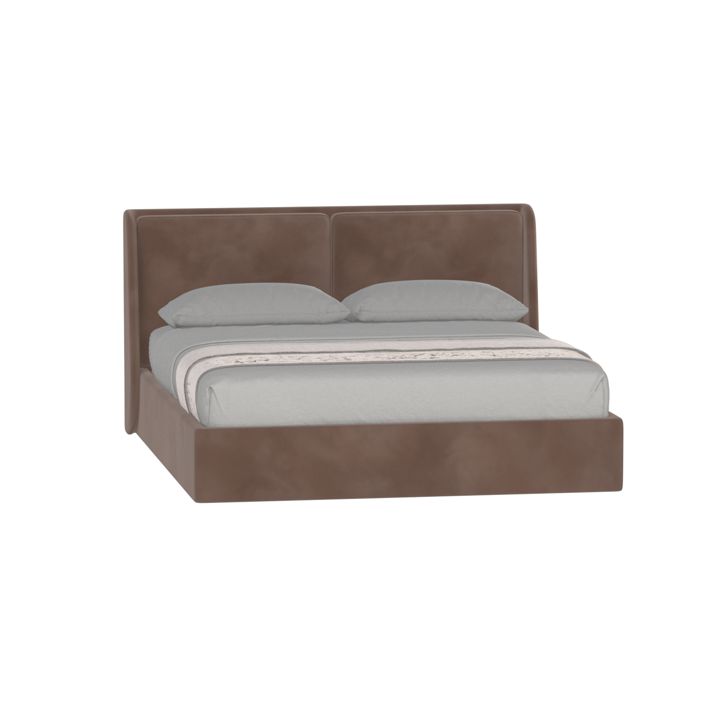 Bett mit weichem Kopfteil Ruby