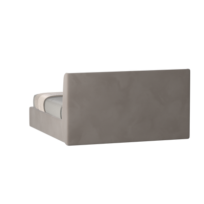 Lit double rembourré Ruby en tissu haut de gamme