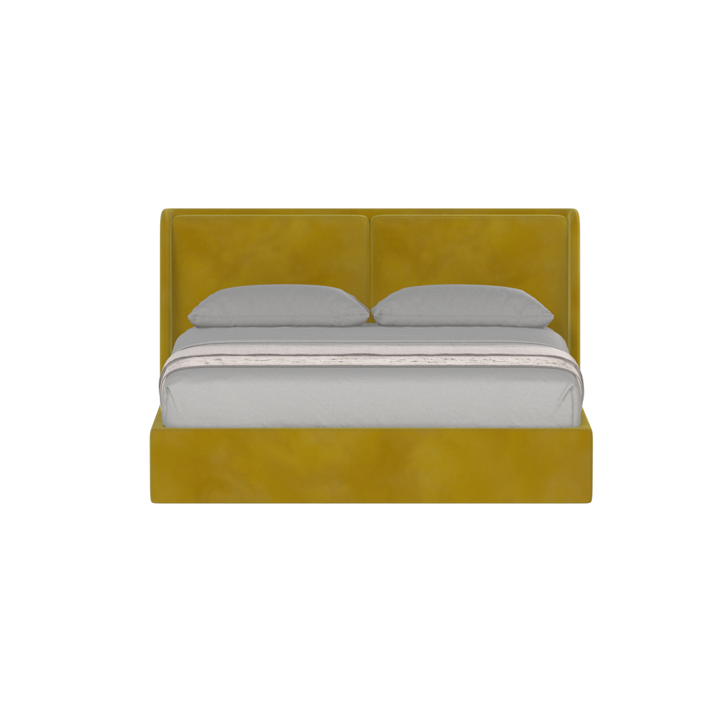 Bett mit weichem Kopfteil Ruby