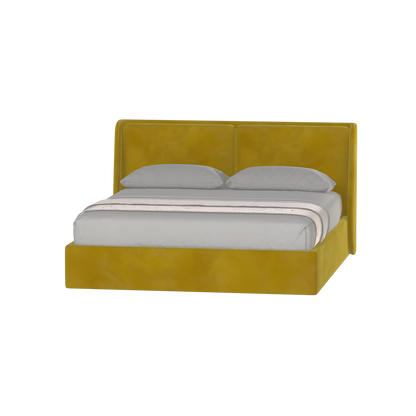 Bett mit weichem Kopfteil Ruby