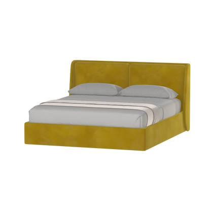 Bett mit weichem Kopfteil Ruby