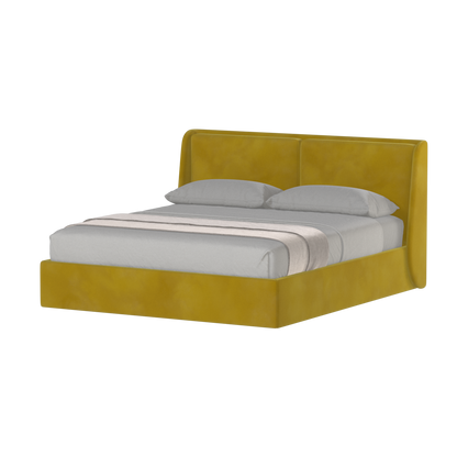 Bett mit weichem Kopfteil Ruby