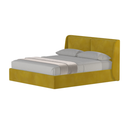 Bett mit weichem Kopfteil Ruby