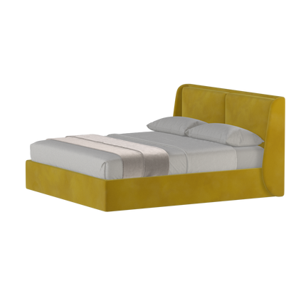 Bett mit weichem Kopfteil Ruby