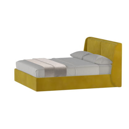 Bett mit weichem Kopfteil Ruby
