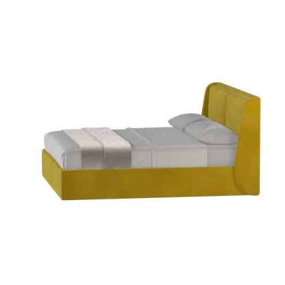 Bett mit weichem Kopfteil Ruby