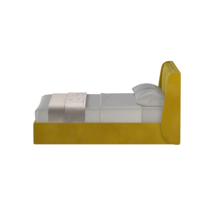 Bett mit weichem Kopfteil Ruby
