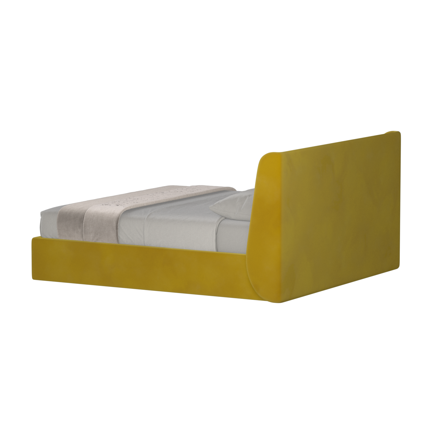 Bett mit weichem Kopfteil Ruby