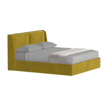 Bett mit weichem Kopfteil Ruby