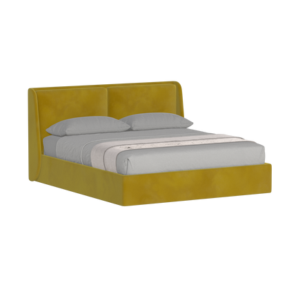 Bett mit weichem Kopfteil Ruby