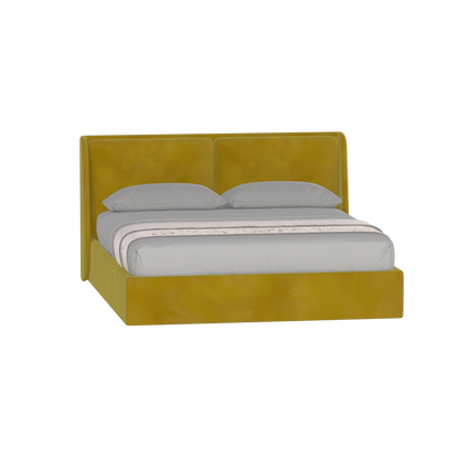 Bett mit weichem Kopfteil Ruby