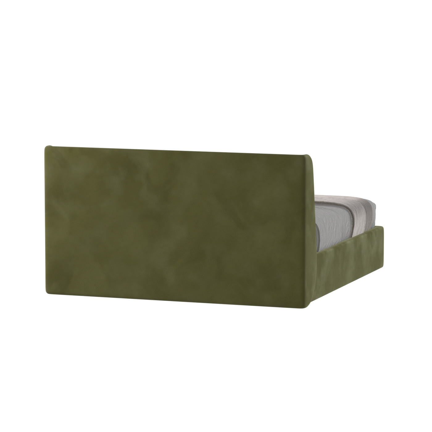 Lit double rembourré Ruby en tissu haut de gamme