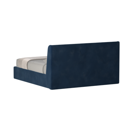 Lit double rembourré Ruby en tissu haut de gamme