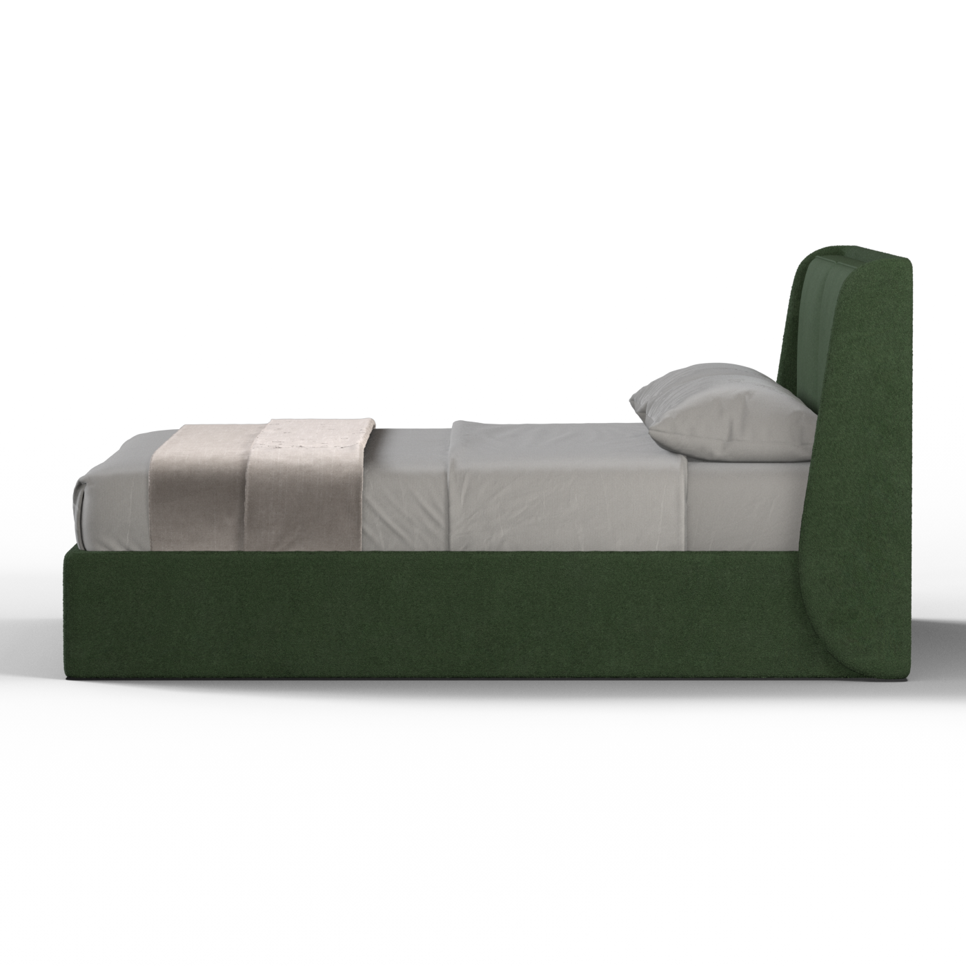 Bett mit weichem Kopfteil Ruby