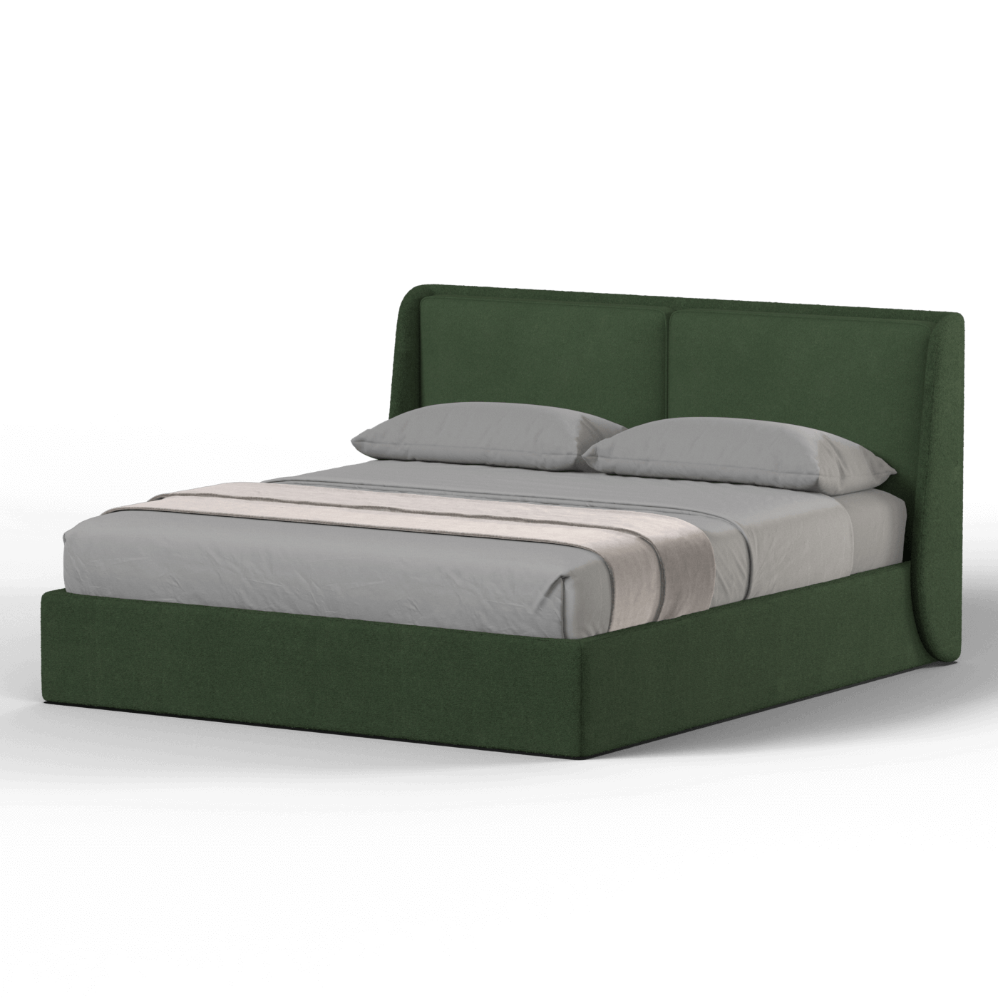 Bett mit weichem Kopfteil Ruby