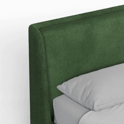 Bett mit weichem Kopfteil Ruby