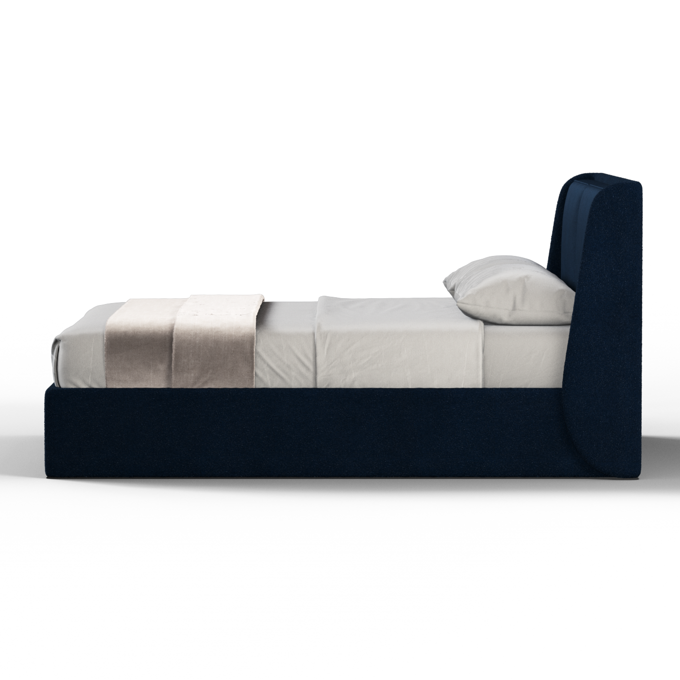 Bett mit weichem Kopfteil Ruby