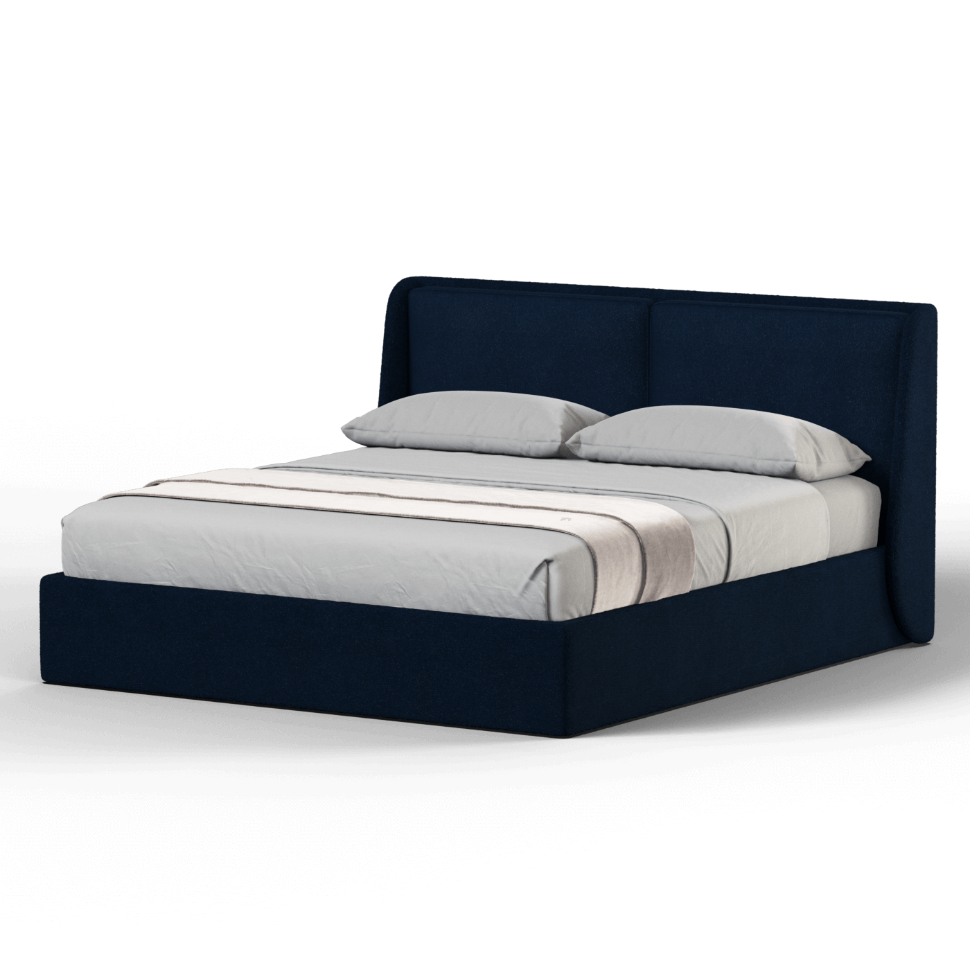 Bett mit weichem Kopfteil Ruby