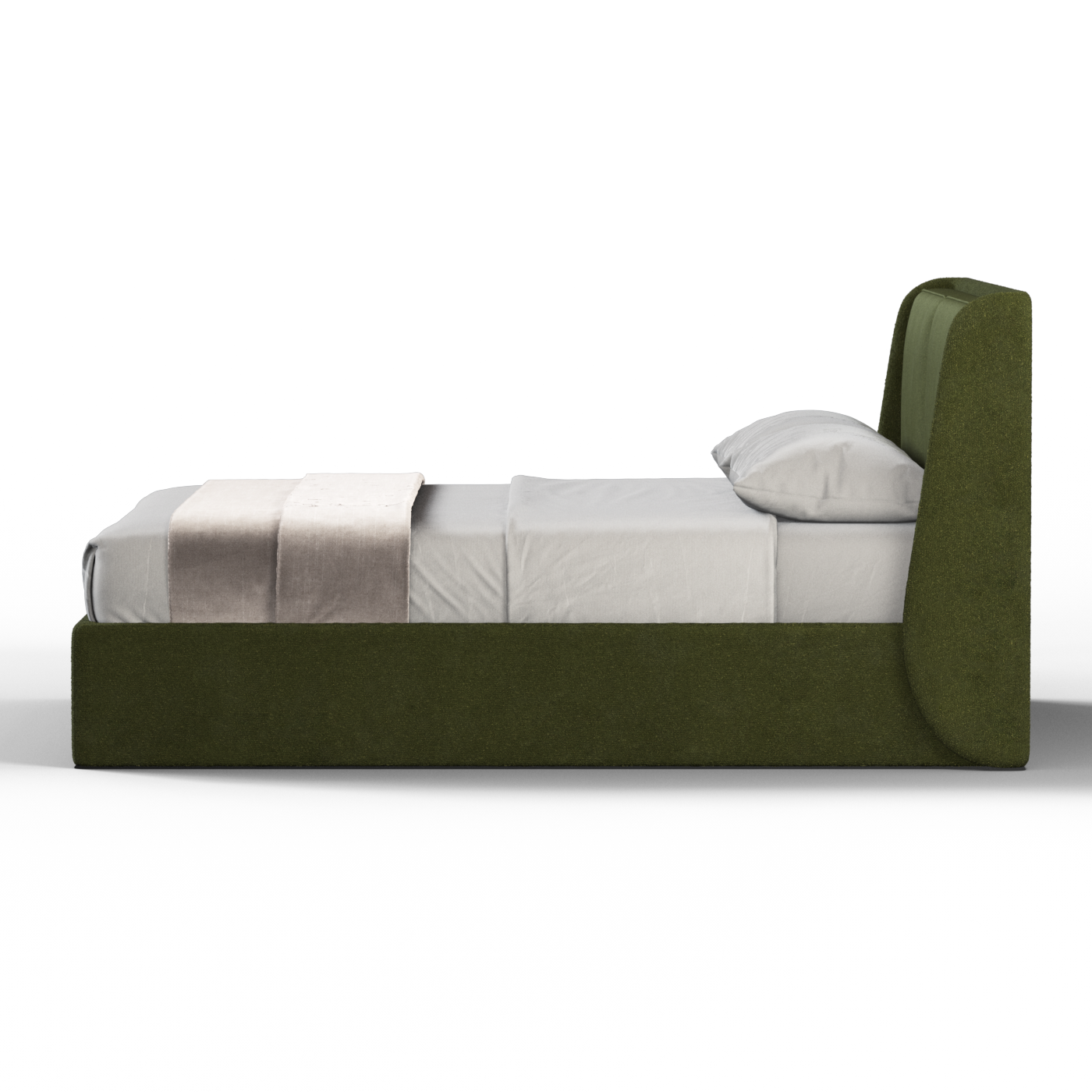 Ruby Upholstered Double Bed in Premium Fabric