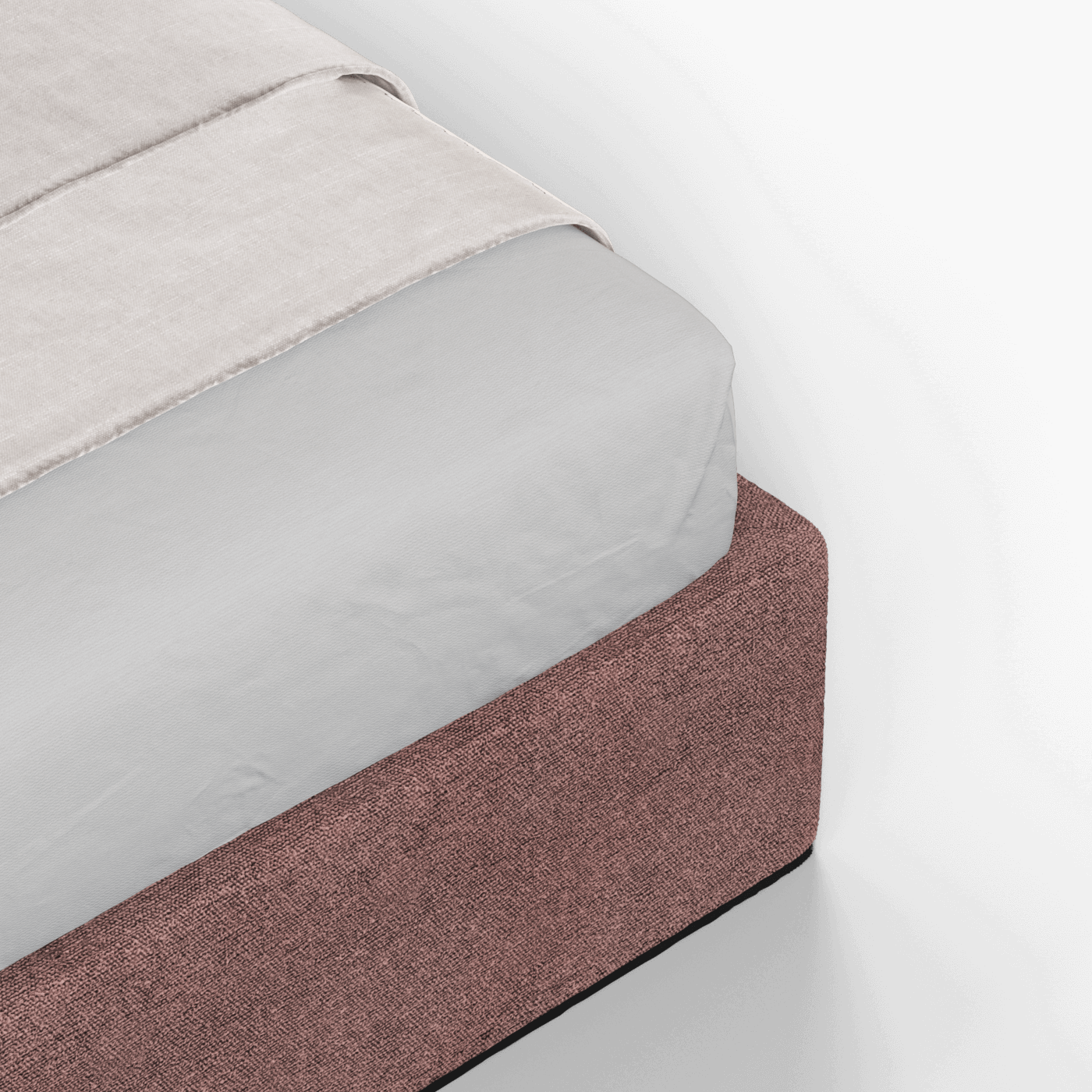 Ruby Upholstered Double Bed in Premium Fabric