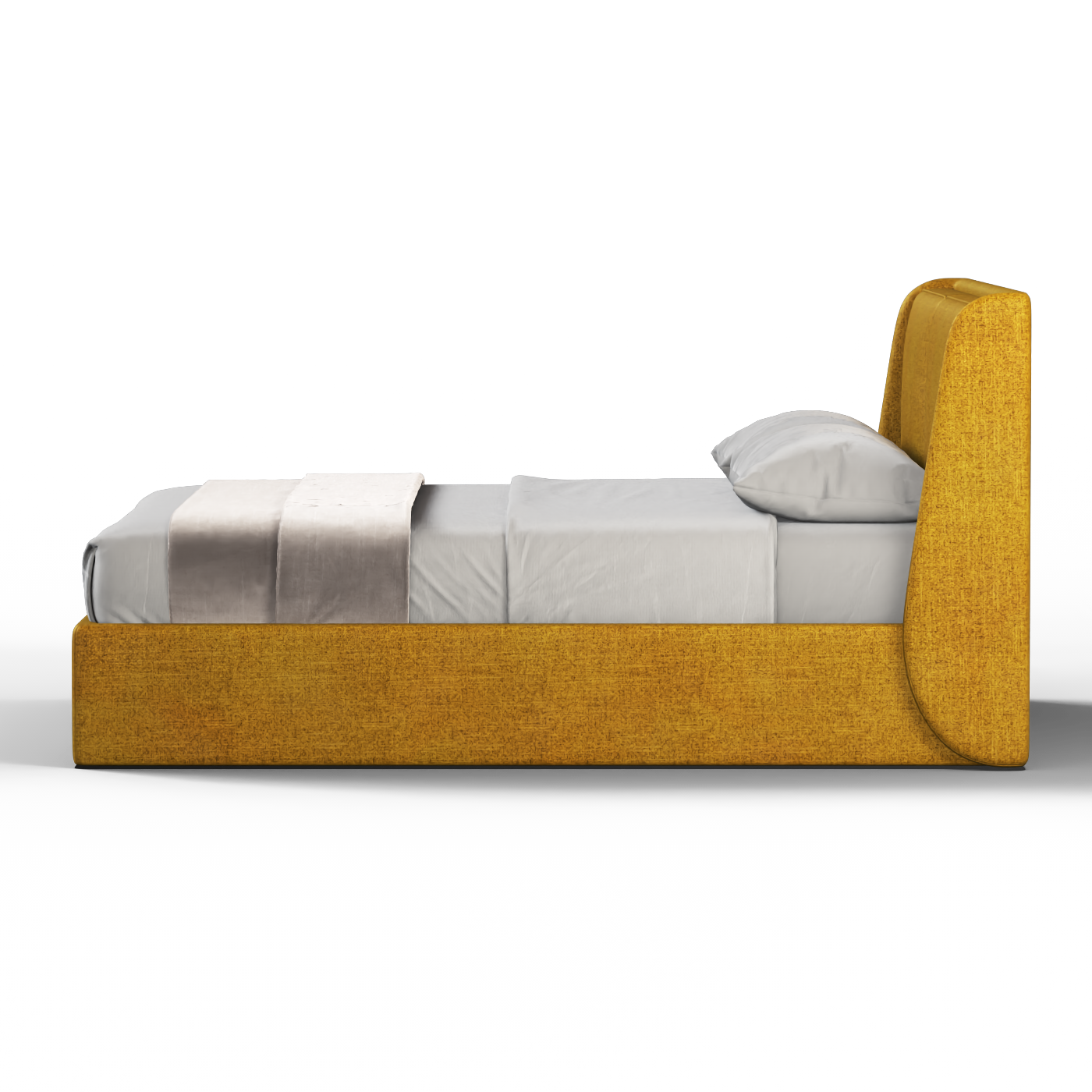 Bett mit weichem Kopfteil Ruby