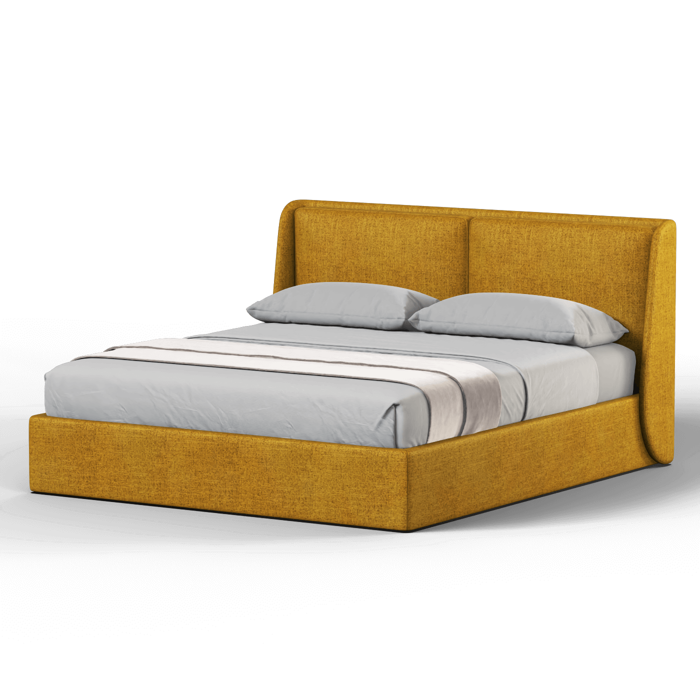 Bett mit weichem Kopfteil Ruby