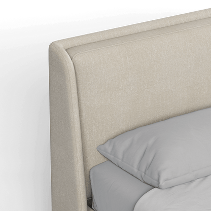 Bett mit weichem Kopfteil Ruby